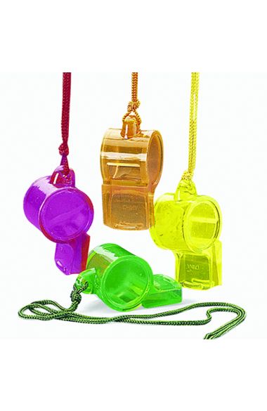 Plastic Translucent Whistle