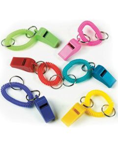 Plastic Whistle on Bracelet